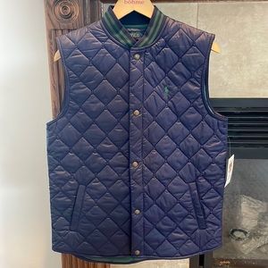 Polo Ralph Lauren Navy puffer vest boys 18/20 XL
